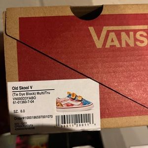 Vans toddlers shoe